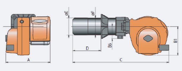 Baltur TBG 45ME fully modulating gas burner